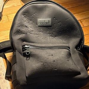 Dagne Dover Black Neoprene Backpack